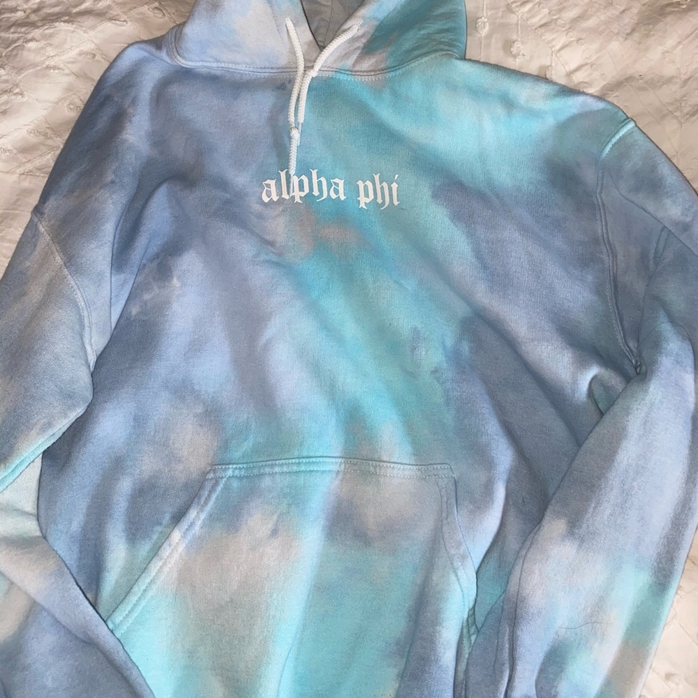 Alpha Phi Tie-dye Hoodie